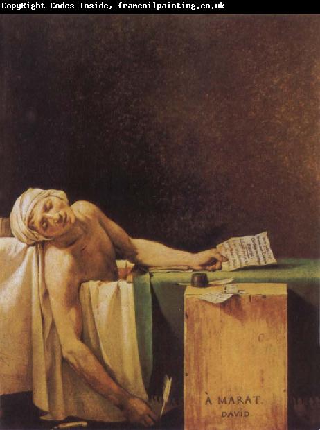 Jacques-Louis David The Death of Marat